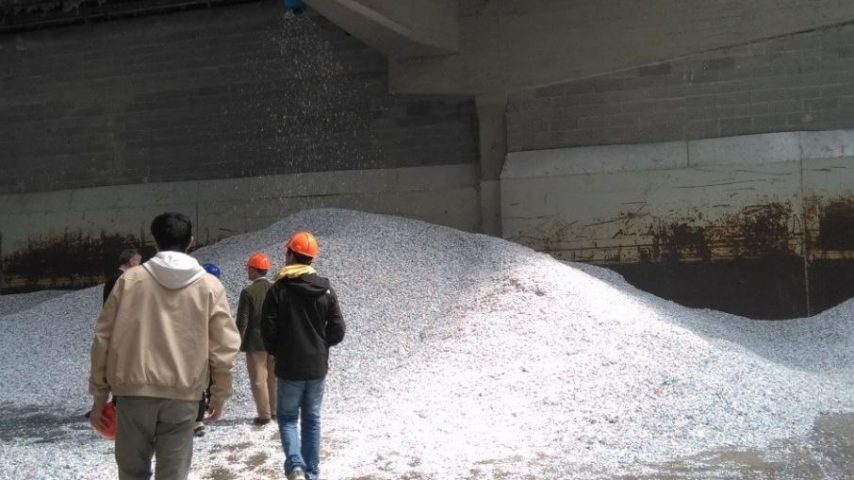 visita a un impianto di riciclaggio